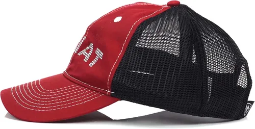Vista 4 de ARIAT Gorra de diamantes de imitación burdeos para mujer con cierre a presión