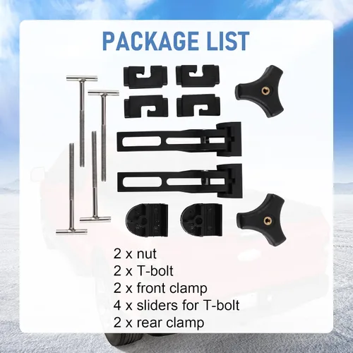 Vista 5 de DICMIC Kit de piezas de repuesto y accesorios para cubierta de camioneta Tonneau para cubierta rígida de cama de camioneta de triple pliegue