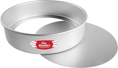 Vista 21 de Molde para tarta redondo de aluminio anodizado Fat Daddio con base extraíble