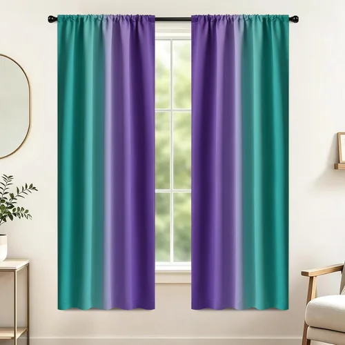 Vista 33 de SimpleHome Cortinas Pequeñas Negras Impermeables con Bolsillo para Barra Suave para Cocina, Cortinas Impermeables con Bolsillo para Barra