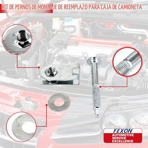 Vista 4 de Kit de pernos de montaje de caja de camión de repuesto para Ford Ranger