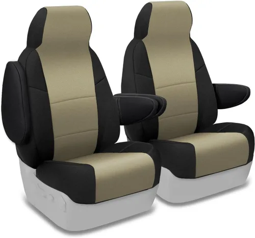 Vista 26 de Coverking Custom Fit cubierta de asiento para determinados modelos de Chevrolet – neopreno, Negro