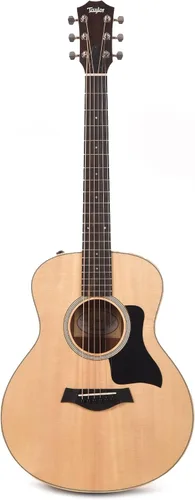 Vista 5 de Taylor GS Mini-e Rosewood Plus - Guitarra acústica-eléctrica, color natural brillante con golpeador negro