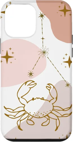 Vista 16 de Cancer Celestial Zodiac Sign Constellation Pastel Aesthetic Case for iPhone 17