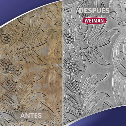 Vista 5 de Weiman Silver Cream Cleaner 3 en 1, Tecnología Anti-Deslustre, Limpia, Pule, Abrillanta y Restaura de Forma Segura, Elimina y Previene el Deslustre