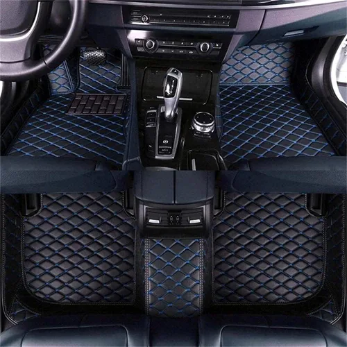 Vista 7 de Las alfombrillas de automóvil personalizadas son adecuadas para Peugeot 3008/2013-2019 años, forro impermeable, juego completo de suelos respetuosos