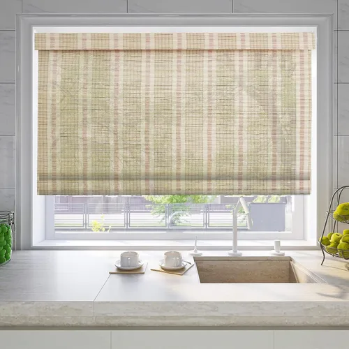 Vista 14 de LETAU Persianas romanas de madera sin cordón, sin taladro, sin herramientas, persianas romanas de bambú con filtro de luz para interiores, hogar