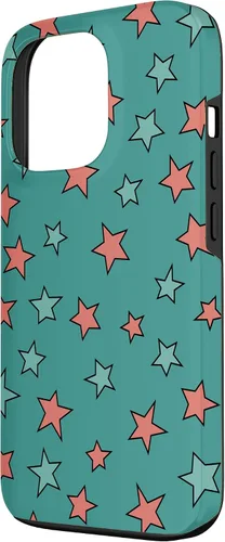 Vista 2 de Funda con patrón de estrellas de varios colores para iPhone 13 Pro Heartstopper