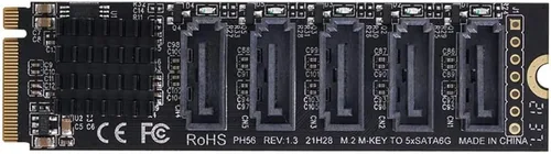 Vista 14 de xiwai NGFF Key A+E macho a PCI Express Riser Adaptador hembra en ángulo recto 90 grados Adaptador de perfil bajo Tarjeta de extensión Riser