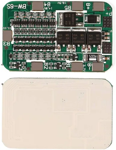 Vista 2 de ACEIRMC Placa de protección de batería 6S 15A 24V para batería de litio de iones de litio 18650 BMS Paquetes placa de protección PCB Circuitos