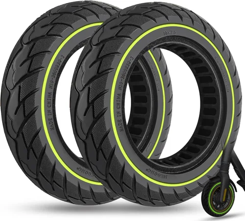 Vista 13 de Neumático Sólido para Scooter Eléctrico de 10 x 2.5 Pulgadas 60/70-6.5 Compatible con Ninebot Max G30P G30LP~Gotrax G5 G6~Hiboy Max 3~Hover 1