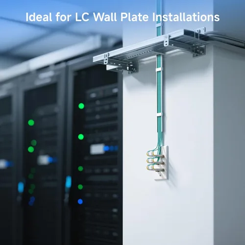 Vista 6 de Cable Matters Paquete de 5 conectores de acoplador Keystone de fibra dúplex LC UPC OM1/OM2/OM3/OM4 Multimodo, OS2 Soporte de modo único