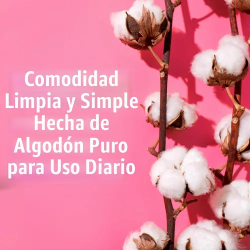 Vista 5 de Medline Simply Soft Cotton Round (300 unidades), almohadillas de algodón 100% absorbente y texturizado, sin pelusas
