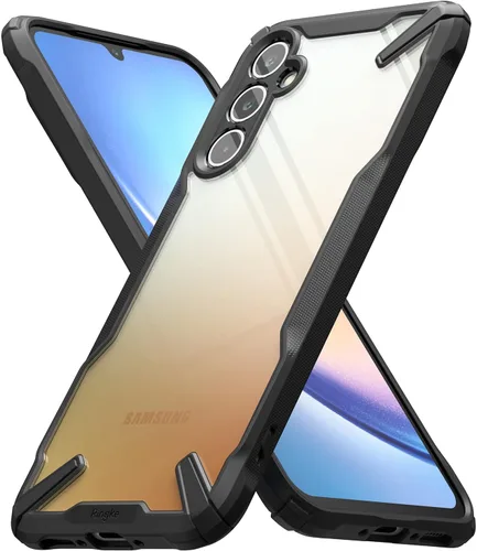 Vista 33 de Ringke Fusion-X [revestimiento dual antiarañazos] compatible con Samsung Galaxy A14 (4G y 5G), parachoques aumentado transparente, parte trasera