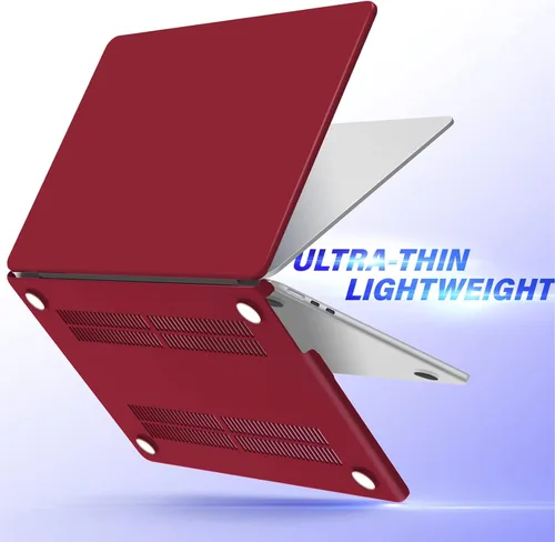 Vista 59 de IBENZER Funda para MacBook Air de 13 pulgadas 2026 2025 2024 2023 2022 M4 A3240 M3 A3113 M2 A2681, funda rígida con cubierta de teclado ScreenFilm