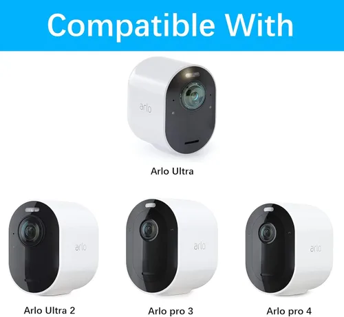 Vista 4 de HOLACA Spike - Estaca de montaje en poste y piel de silicona resistente a la intemperie para Arlo Ultra 2/4K UHD Arlo Pro3/4 Arlo 5s Spotlight