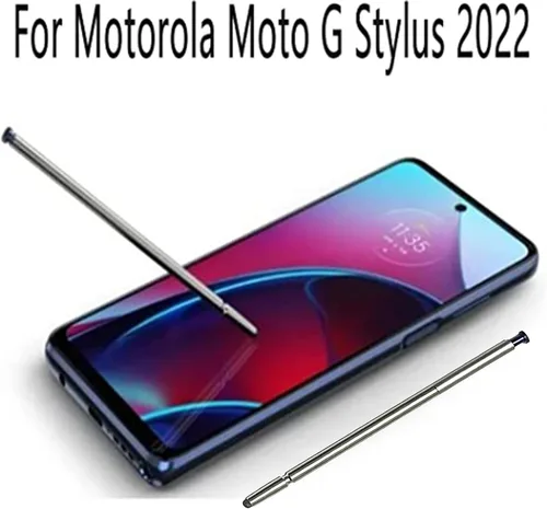 Vista 3 de Repuesto de lápiz táctil para Moto G Stylus 2022 para Motorola Moto G Stylus 5G (2022) XT2215 All Verison Touch Stylus S Pen (azul crepúsculo)