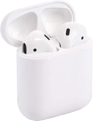 Vista 3 de Apple MMEF2AM/A AirPods - Audífonos inalámbricos con Bluetooth para iPhone con iOS 10 o posterior, color blanco - (Renovados)