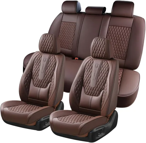 Vista 76 de Coverado Fundas de asiento delantero, fundas de asiento delantero de automóvil, fundas de asiento de piel de napa para automóviles, fundas