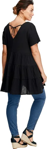 Vista 4 de Ellos - Túnica de gasa de talla grande para mujer
