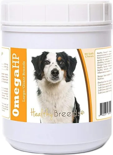 Vista 152 de Healthy Breeds Affenpinscher Omega HP - Masticables suaves para piel y pelaje, 60