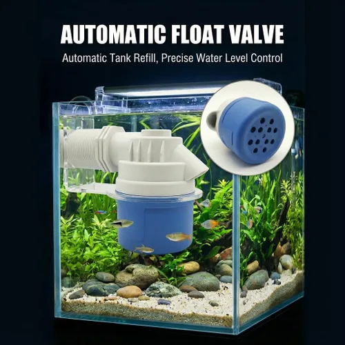 Vista 6 de Válvula de flotador de control automático de nivel de agua de entrada lateral de 2 pulgadas de 1PC Para tanque de agua, piscinas, estanque