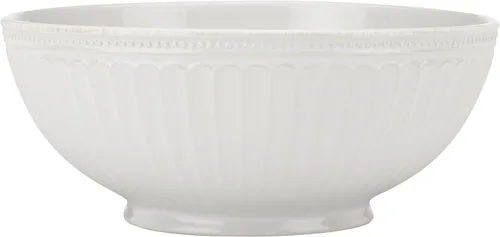 Vista 17 de Lenox 897388 French Perle Groove - Juego de vajilla de 12 piezas, servicio para 4