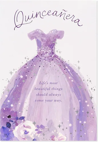 Vista 4 de American Greetings - Tarjeta de Quinceañera (Las Cosas Más Hermosas)