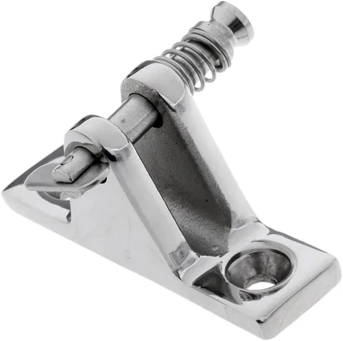 Vista 9 de Bisagra de cubierta ajustable de acero inoxidable 316 Bimini Montaje en cubierta lateral Hardware marino 2 uds