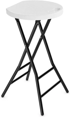 Vista 12 de 5Rcom Taburetes Plegables, Paquete de 1 Taburetes Portátiles con Asa, Taburete Plegable para Adultos con Patas de Marco de Acero Resistente
