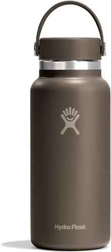 Vista 26 de Hydro Flask Botella de agua – Acero inoxidable aislado – Tapa flexible de boca ancha, antiderrames, a prueba de fugas y recargable en agave de 20