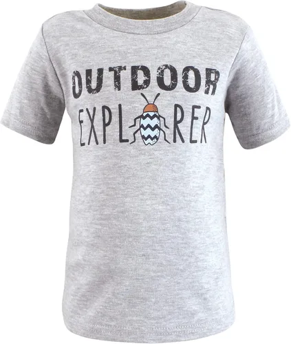 Vista 6 de Hudson Baby Camisetas unisex de manga corta para bebé