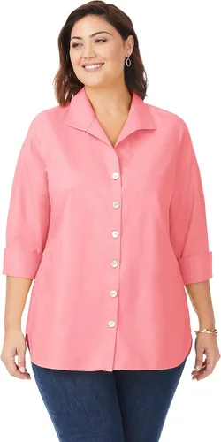 Vista 4 de Foxcroft Túnica Pandora de manga 34 para mujer