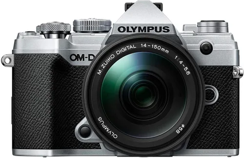 Vista 7 de OM SYSTEM Olympus OM-D E-M5 Mark III Cuerpo Plateado con Lente M.Zuiko Digital ED 12-45mm F4.0 PRO Negra Kit