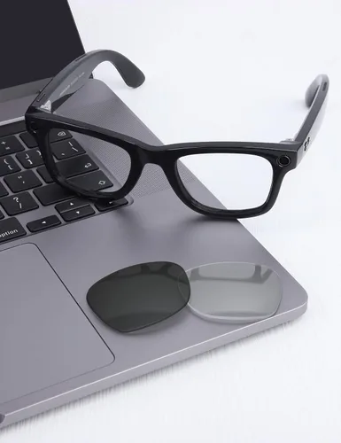 Vista 4 de Mryok Lentes de repuesto para Ray-Ban Meta RW4008 de 2.087 in / Gen 2 Adapt Gris Fotocrómico