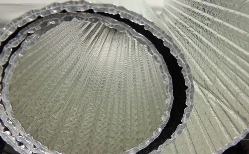 Vista 2 de US Energy Products - Chaqueta reflectante para calentador de agua, aislante, se adapta a tanques de 30 galones R Value 6 (Tape) fuerza industrial