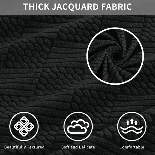 Vista 2 de Easy-Going - Fundas impermeables para cojines de sofá y sofás, funda de asiento de sofá de jacquard elástico de repuesto para perros, mascotas