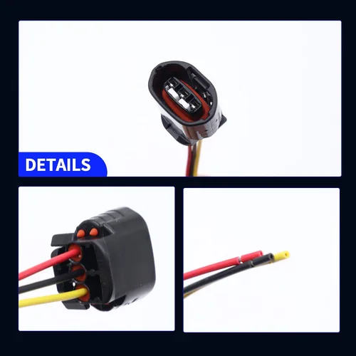 Vista 7 de HiSport Conector de arnés de enchufe de reparación de alternador compatible con Lexus Suzuki Jaguar Toyota Acura Chevrolet Pontiac Scion 9801325