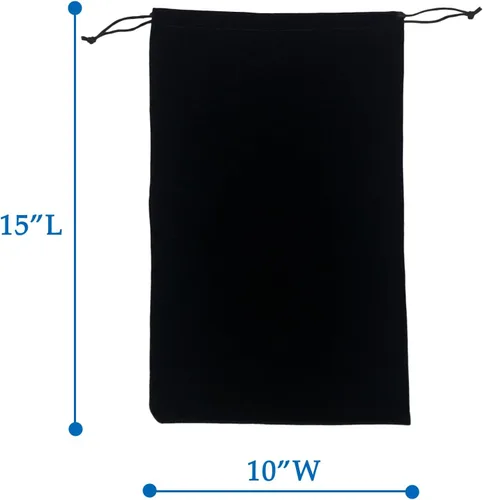 Vista 2 de Bolsa de almacenamiento plegable portátil para bastones de franela, bolsa protectora de viaje, organizador de viaje para ancianos discapacitados