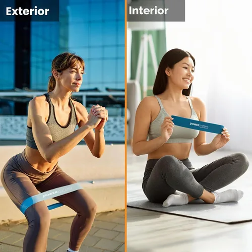 Vista 5 de Power Systems Versa Loops – Bandas de resistencia de grado comercial, juego de bandas de bucle para ejercicio, bandas elásticas para terapia física