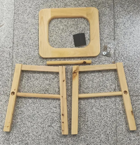 Vista 8 de Asiento de vapor Yoni de madera con cuatro patas, silla de vapor V vapor en Hom eattachment H 14.7 pulgadas, asiento yoni para mujer v vapor