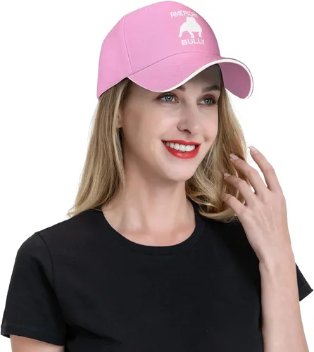 Vista 8 de American Bully Sandwich Cap Outdoor Leisure Adjustable Baseball Hip Hop Cap Unisex Black