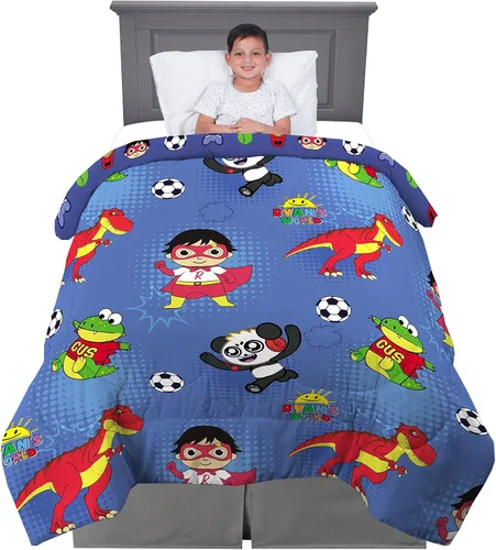 Vista 22 de Franco Ropa de cama para niños, edredón de microfibra suave, individual, Hello Kitty