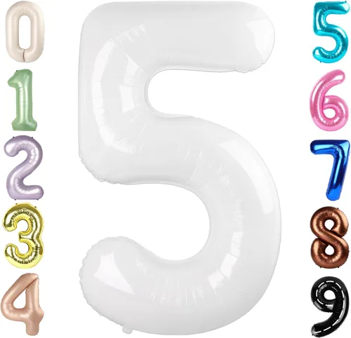 Vista 87 de Globos del números 0 de 40 pulgadas para formar los números 10, 20, 30, 40, 50, 60, 70, 80, 90, 100, para decoración de cumpleaños, bodas, eventos