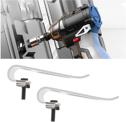 Vista 3 de 2 ganchos de clip para cinturón compatibles con Milwaukee M12 12V Impact Driver Hammer Drill Herramientas eléctricas piezas de repuesto con 2