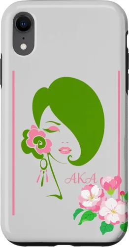 Vista 25 de Black Sorority Excellence Beautiful Woman Pink & Green Case for iPhone 17