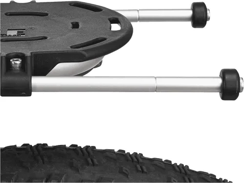 Vista 2 de Thule Pack 'n Pedal - Kit extensor de riel, color plateado portabicicletas automotrices