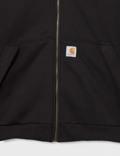 Vista 4 de Carhartt Rain Defender Sudadera con cremallera completa con forro de sherpa de peso medio y ajuste relajado para hombre