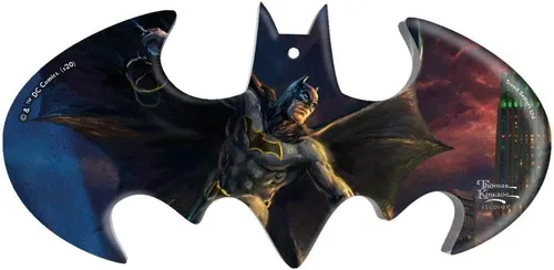 Vista 10 de DC Comics – Batman – Capa y capucha – Accesorio de impresión acrílica colgante en forma de murciélago – Perfecto para regalar o coleccionar