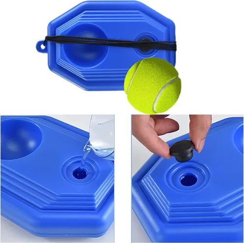 Vista 3 de Raqueta de tenis infantil Entrenador de tenis para niños, raqueta de tenis ligera profesional, equipo de entrenamiento de tenis para principiantes